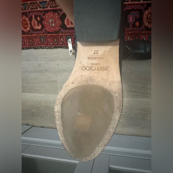 Jimmy Choo Flat Leather Booties - Picture 2 of 3